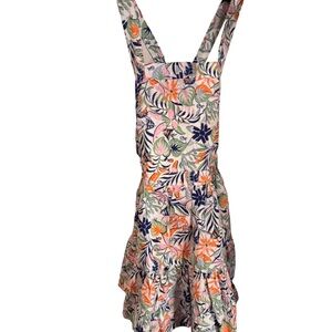 NEW Polo Ralph Lauren Tropical Print Linen Cotton Dress Girl's 6X Sleeveless